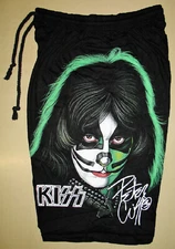 Kiss Peter Criss 1978 Solo Album Cotton Shorts Sweatpants Free Size Rock Band