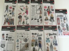 Rongrong Clear Acrylic Stamp Set by Hampton Art New YOU PICK