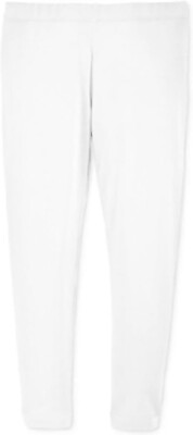 Epic Threads Girl solid Leggings  White Large 56-61''  74-100lbs