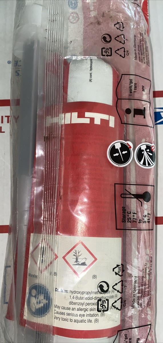 Hilti 2022794 Hit HY 200R Injectable Mortar Cartridge for