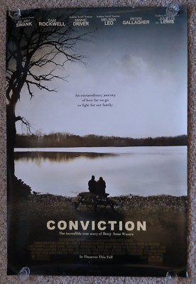 Conviction 27x40 Double Sided DS Authentic Movie Theater Poster