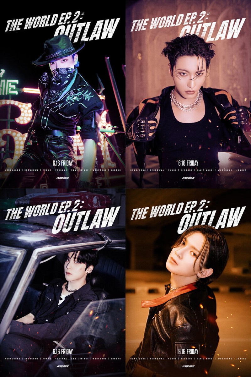アチズ ATEEZ THE WORLD EP.2 OUTLAW アルバム 3形態 Amazon.com: ATEEZ - The World EP.2 : Outlaw Album (3 ver