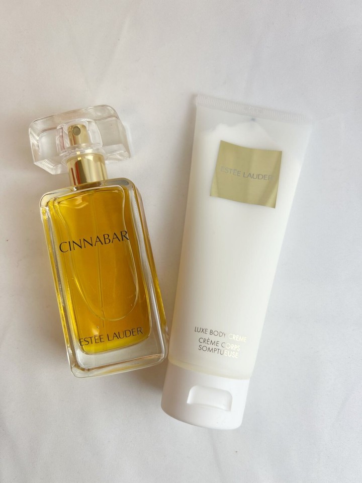 Estee Lauder Cinnabar Perfume Duo Set EDP Spray 1.7 OZ & Body Creme 3.4 OZ NEW eBay
