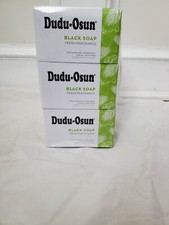 100 All Natural Dudu Osun Black Soap Anti Acne,Fungus,Blemish,Psoriasis 3 in pk