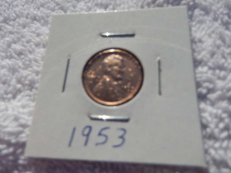 1953 Lincoln Cent Circulated - Perfect For Coin Books!