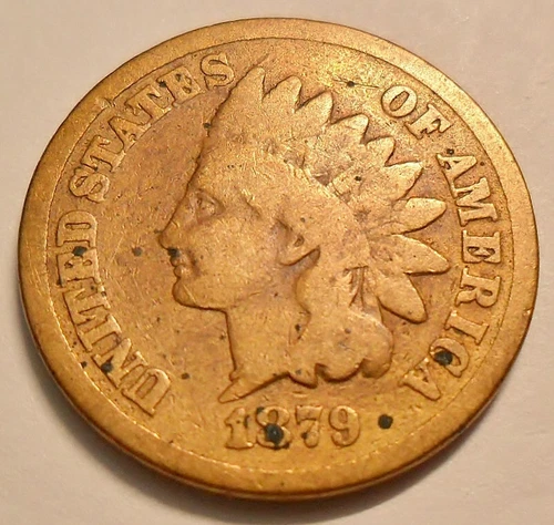 1879 P Indian Head Cent Penny  *G DETAILS - GOOD DETALS*  *FREE SHIPPING*