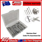 <!--F#f_0-->Stainless Steel Cotter Pin Assortment Set 6 Sizes Split Pins Spring Kit 230pcs<!--F/-->