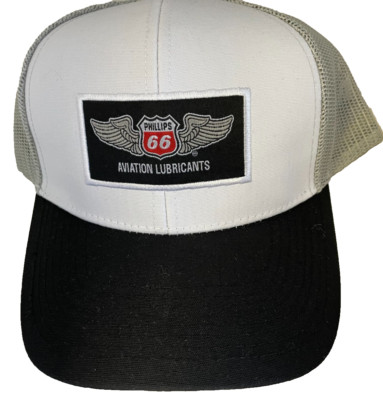 Phillips 66 Aviation Lubricants Baseball Cap Hat Men's Snap Back Mesh, NEW