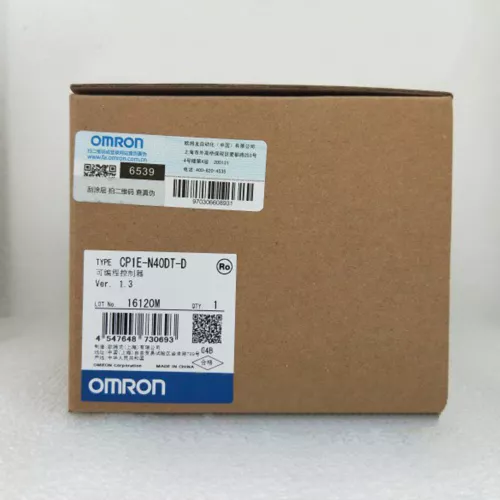 new omron PLC CPU Unit CP1E-N40DT-D IN BOX 1 year warranty Free Shipping