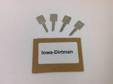 General Motors GM Key Blanks A New Chevrolet Uncut Knockout 320298 Lot of 4