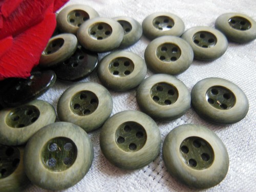 Lot De 9 Boutons Vintage Beige Nacré - 1,8 Cm - Pour Couture, Customisation Vêtement