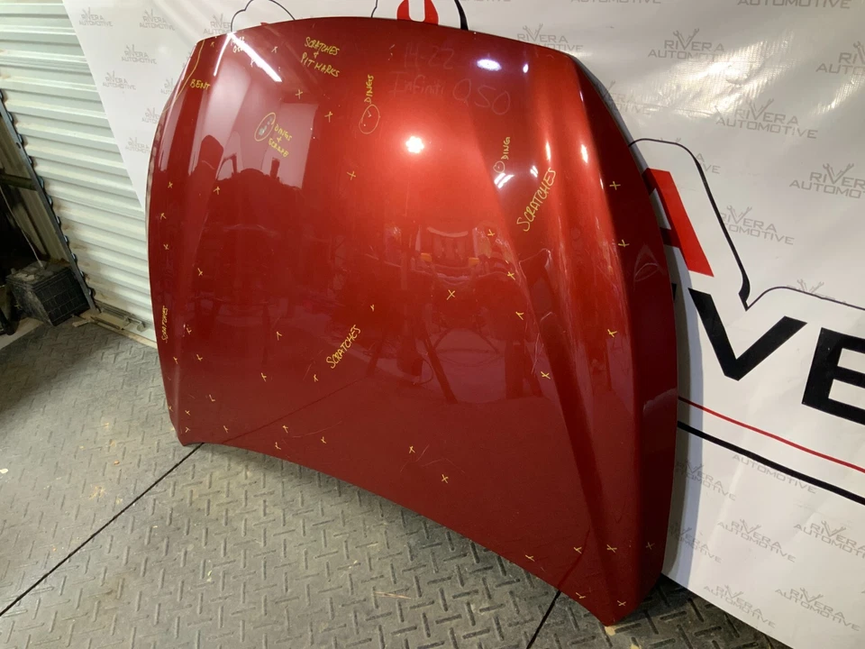 2014 2015 2016 2017 2018 2020 2021 2022 INFINITI Q50 ПЕРЕДНИЙ КАПОТ OEM - Изображение 3 из 4