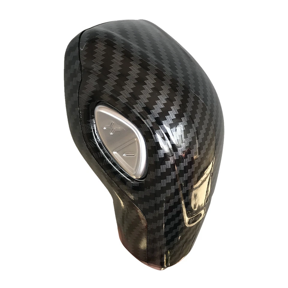 Carbon Fiber Color Inner Gear Shift Knob Cover Trim For Ford focus 2012-2018 AT - image 3 of 4