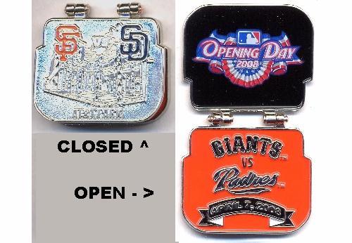 SF Giants Opening Day Pin Choice 34 Pins Various Years, Opponents, & Ballparks - Picture 4 of 33