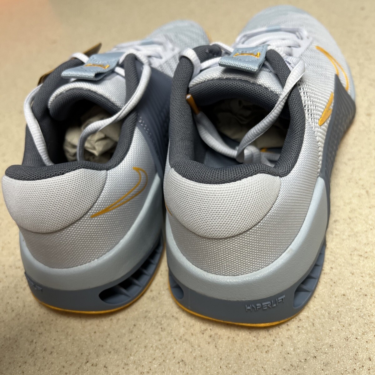 Nike Metcon 9 Training Shoes Gray Orange Mesh DZ2617-005 Men Size 10  No Box Nike Men METCON 9 Shoes Sz 12 Running Football Gray Sneakers  main image 3