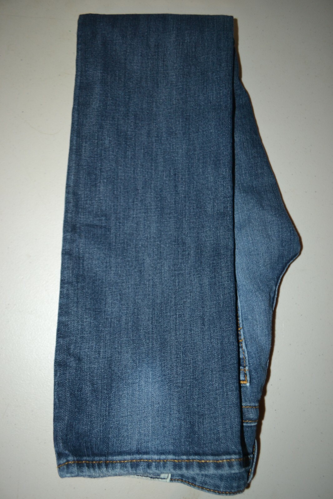 True Religion Women's Straight No Pocket Flaps Blue Denim Jeans Sz 28x33 thumbnail 11