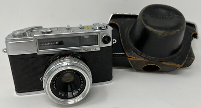 Yashica Minister D 35mm Film Camera Yashinon 4.5cm f/2.8 TESTED