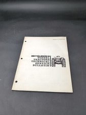 Mitsubishi Diesel Tractors Technical Service Bulletins Mitsubishi Diesel Tractors Technical Service Bulletins