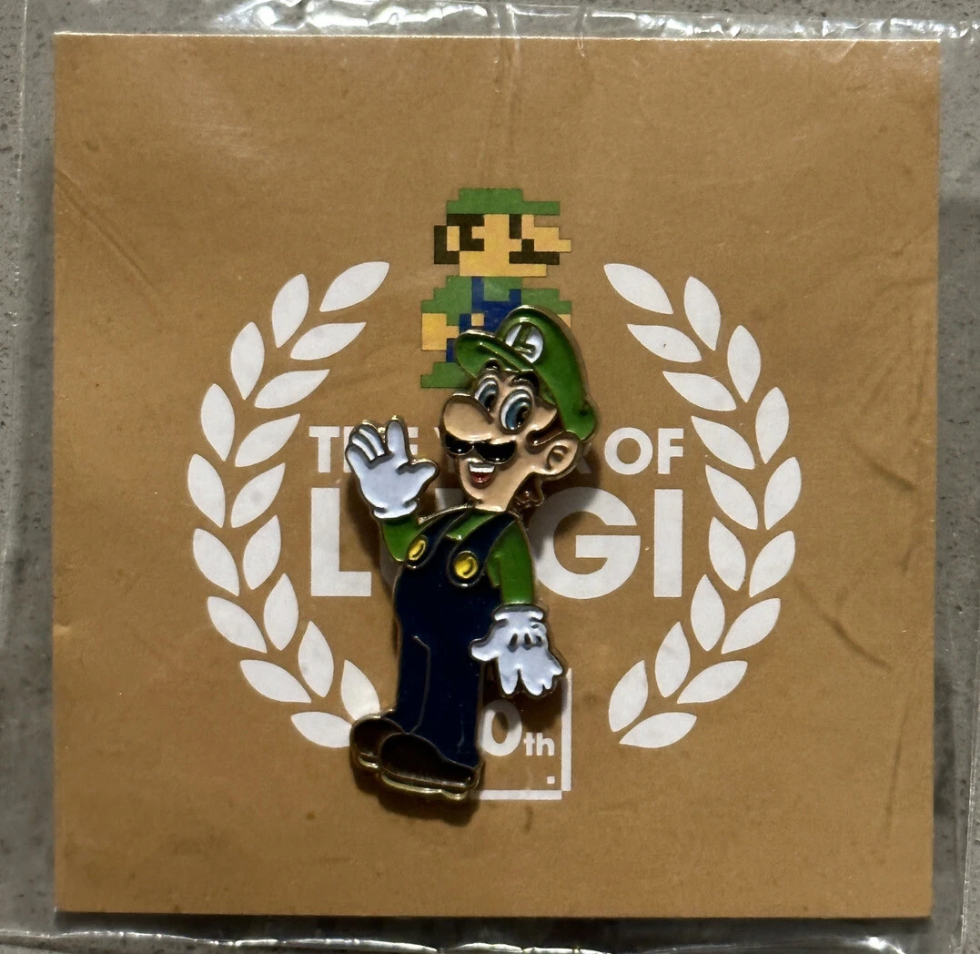 New The Year Of Luigi Pin - Nintendo 30th Anniversary | eBay