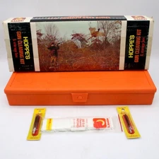 Vintage Hoppes 9 Gun Cleaning Kit Orange Case Complete Barely Used with Bonuses
