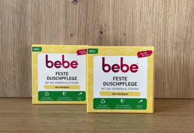 (143,69 /kg) Bebe Feste Duschpflege Soap Bar Verbena & Zitrone Set 2x80g
