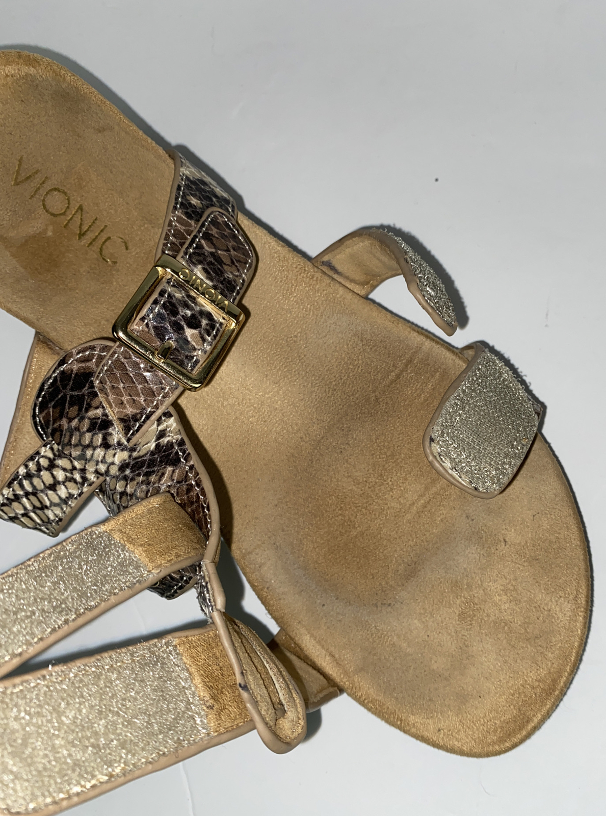 Vionic Adjustable Orthotic Triple Strap Slide Wed… - image 7