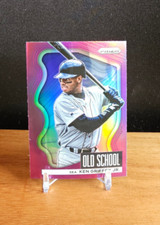 2023 Panini Prizm #OS-2 Ken Griffey Jr. - Mariners Old School Purple Parallel