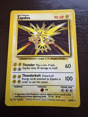 ポケモンカードゲーム 1st Edition Shadowless Zapdos s-l400.jpg