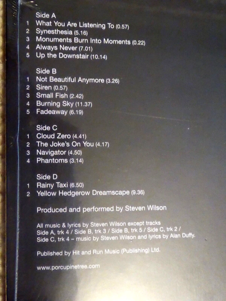 PORCUPINE TREE - Up the Downstair LP (2008 Reissue KSCOPE red Vinyl) Sealed - Image 2 of 4