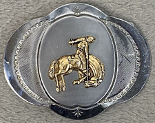 Bronc Riding Belt Buckle Horse Rider Cowboy Rodeo Western Wear