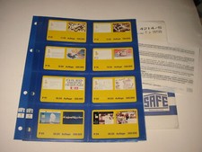 2 Safe Telefonkarten Bl&auml;tter Vordrucke 4214/5