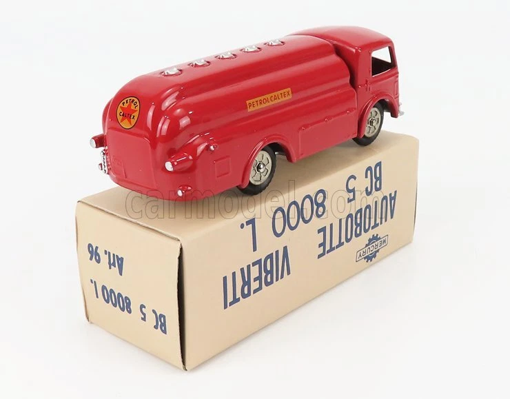 MODELLINO CAMION STATICO VIBERTI AUTOBOTTE BC5 8000L PETROLCALTEX 1940 1/48 - Immagine 2 di 4