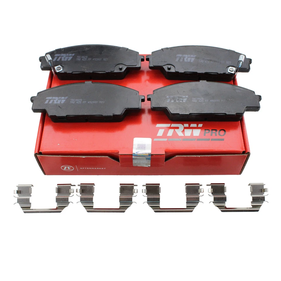 TRW Pro Front Ceramic Brake Pad Set with Clips for Acura RSX Honda Civic S2000 — 第 3/4 张图片