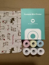 Portable Mini Pocket Printer...ios Android BT Instant Printing
