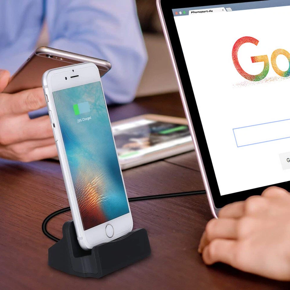 Lade / Dockingstation Dock Adapter Tischlader für iPhone 8 und 8 Plus - Bild 4 von 4