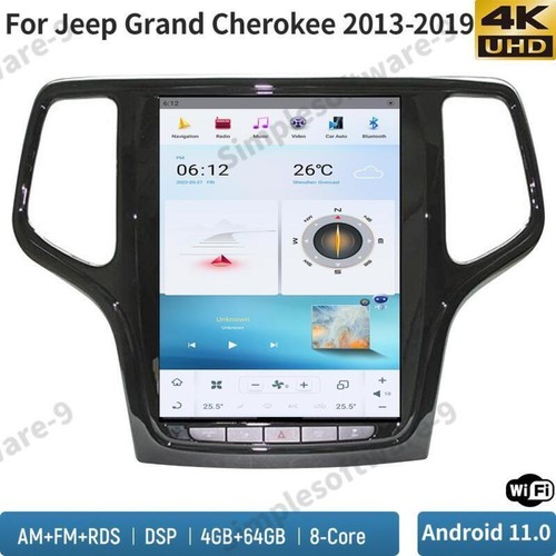 10.4"car Gps Navi For Jeep Grand Cherokee 2013-2019 Radio Stereo Head Unit 4+64g