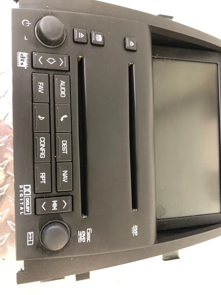 07-09 Cadillac Escalade AM FM CD Navegación Receptor Unidad Principal Radio OEM 2589052 Foto 3 de 4