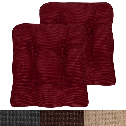 Fluffy Memory Foam Non Slip Chair Cushion Pad 2, 4, 6 or 12 Pack
