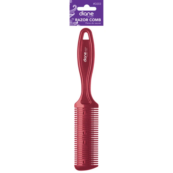 Peine de afeitar moldeador de cabello Diane #203 ideal para adelgazar, estratificar y dar forma al cabello Foto 2 de 4