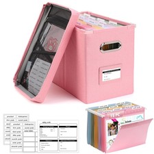 School Years Organizer Kit K-12 School Years Memory Keeper with 15 Hanging Fi...