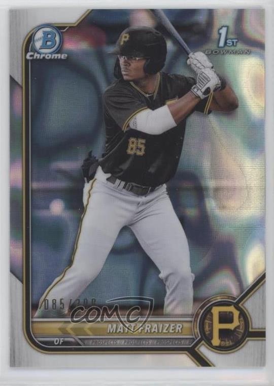 2022 Bowman Chrome Prospects Lava Refractor 85/399 Matt Fraizer #BCP-91 he0