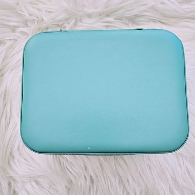 Tiffany & Co. Italian Leather Tiffany Blue SMALL Travel Jewelry