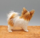 Vintage OOAK Liz McInnis Papillon Dog Artisan Dollhouse Miniature 1:12 — photo 6
