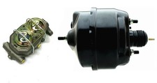 1968 1976 Chevy Corvette Black Bendix 8 Power Brake Booster Master Cylinder