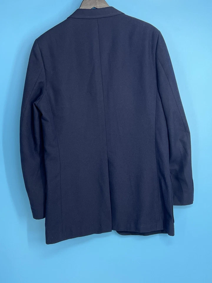 Chaqueta de Campo Blazer Abrigo Deportivo Vintage Patagonia Para Hombres Azul Marino Talla 42L 2 Botones Foto 2 de 4