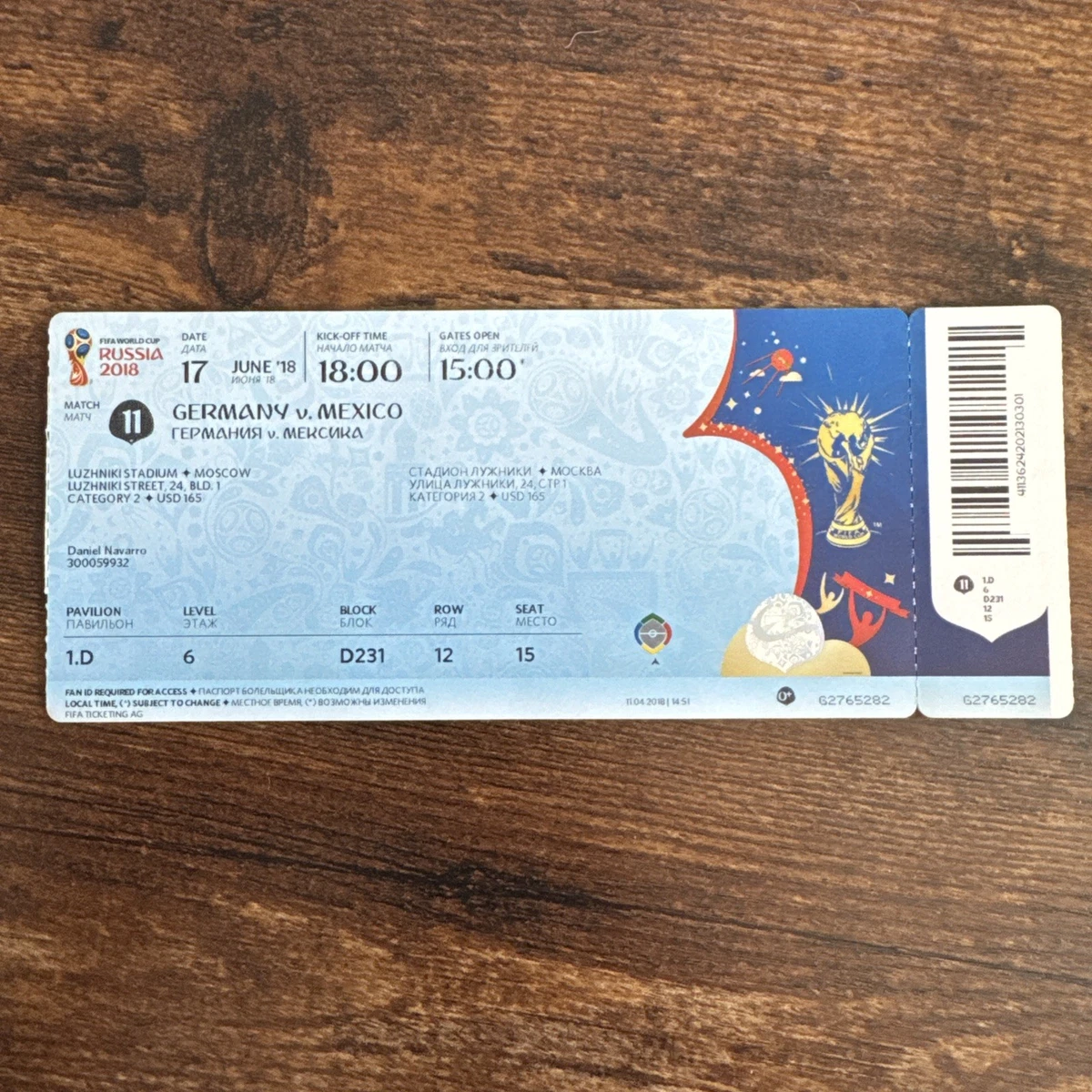 National Soccer Team Fan Tickets for sale | eBay
