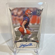Leaf 2023 Draft Sydney Brown #BA-SB1 Football Rookie Autograph Card