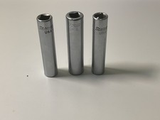 3 - Snap-On STMD 9, STMD 10, STMD 11 - Deep 12pt Sockets - 1/4" Drive