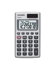HS-8VA Mini 6-Function Calculator  Large 8-Digit LCD Display  Solar Powered...