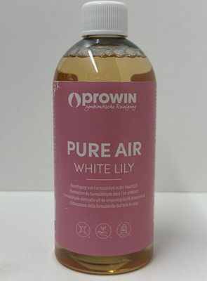proWIN PURE AIR WHITE LILY 500ml NEU blumig-süßer Duft: nach Maiglöckchen&Jasmin